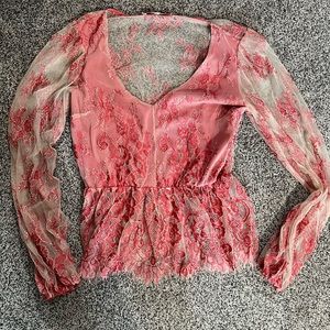 Willow and root Buckle top